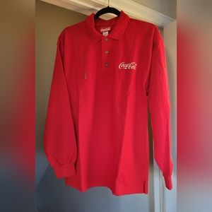 Coca Cola golf polo (long sleeve)